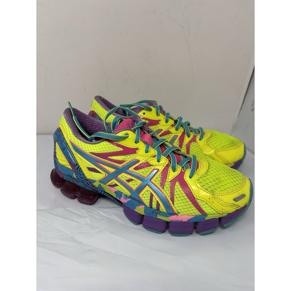 Asics Gel-Sendai 3 T693N Women's Sneakers 6.5 Multicolor Athletic Running Shoes